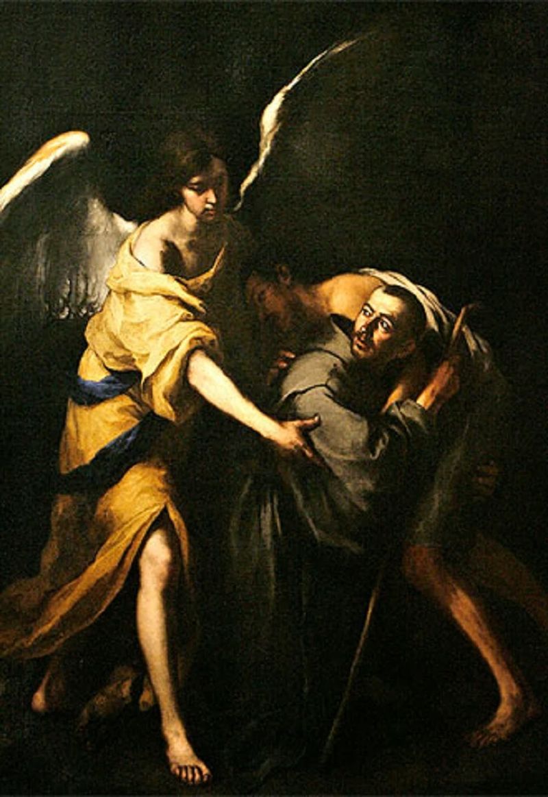 san Giovanni di Dio e l'angelo